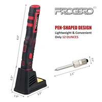 FrogBro Cordless Soldering Iron Kit Upgraded 11W Rechargeable Soldering Pen Professional Portable Wirless Repair Welding Tool 2