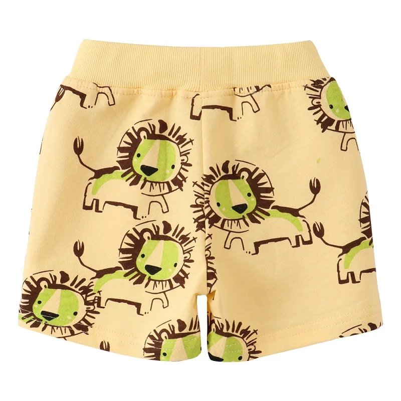 

ALISHINREY, новинка 2023, детские шорты из мягкого и удобного хлопка, детские летние шорты на шнурке с принтом для мальчиков