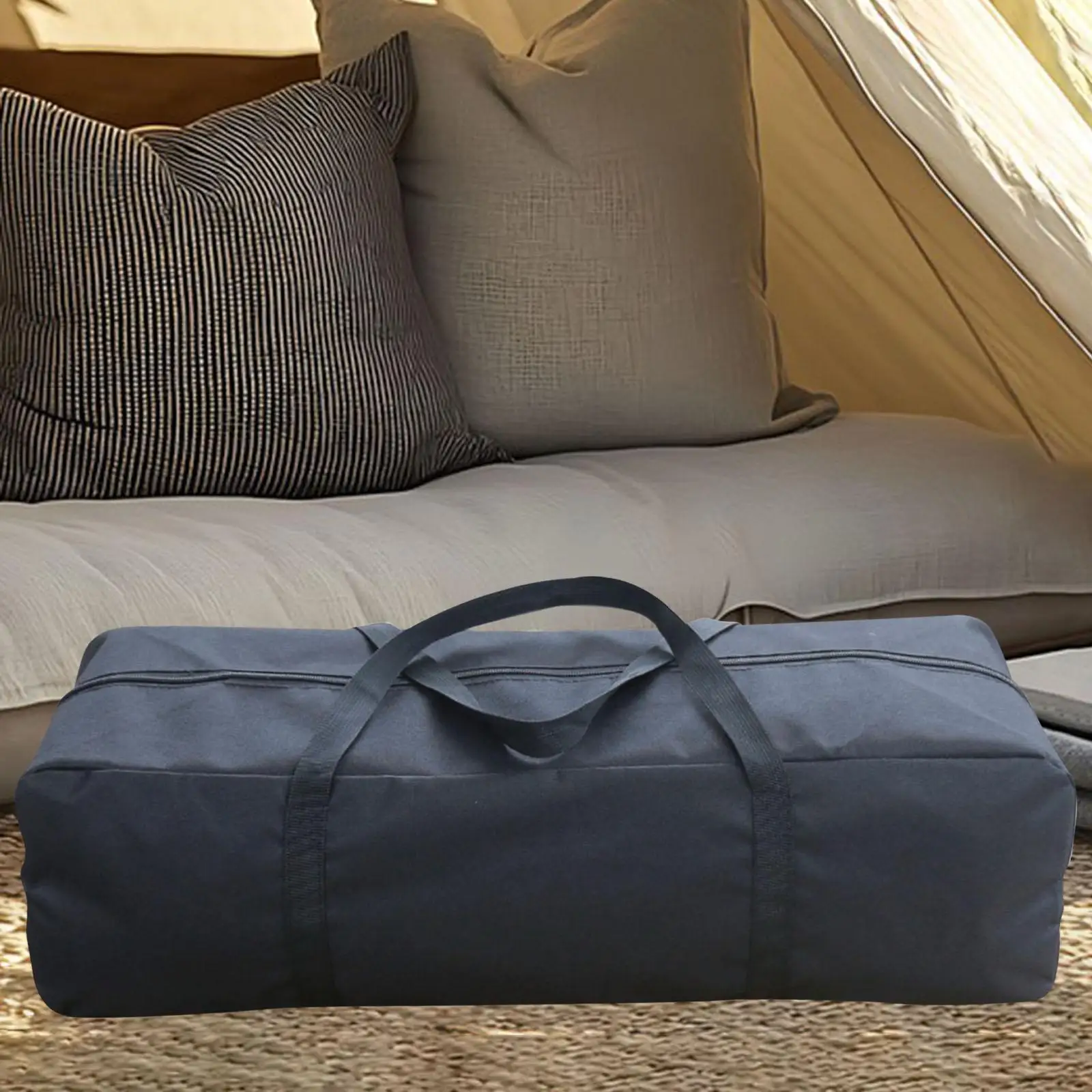 Camping Storage Bag Sports Equipment Bag Zipper Carrier Luggage Large Duffle for Hunting Camping Outdoor Survival