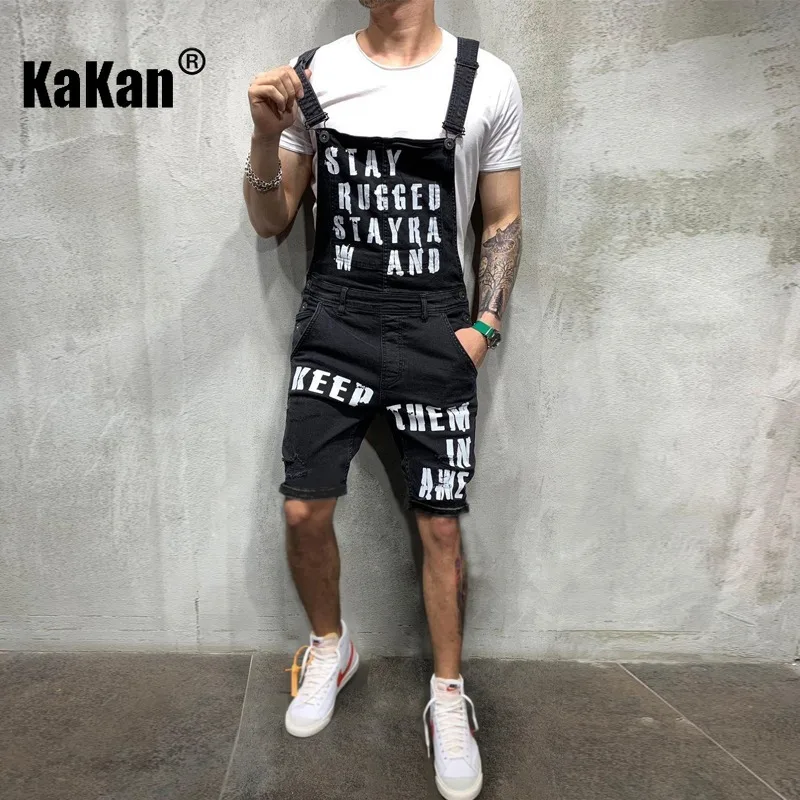 Женские джинсовые шорты на бретелях Kakan