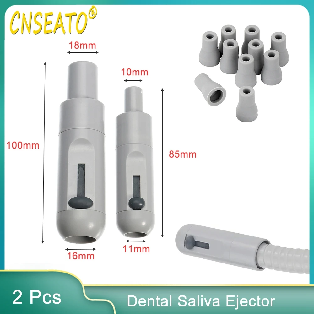 

Dental Saliva Ejector Suction Adjustable Valve Strong Weak Suction Rubber Snap Tip Adapter Replacement Dentistry Accessories