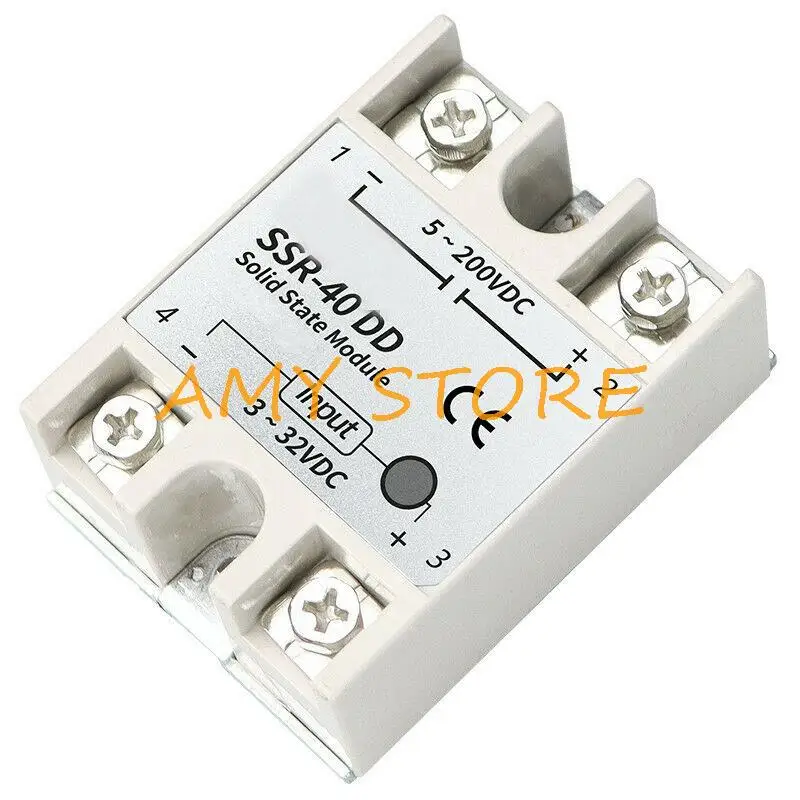 Monofase Relè A Stato Solido Ingresso Dc3-32V Dc5-200V Uscita Ssr-10/25/40/60/80/100Dd Modulo