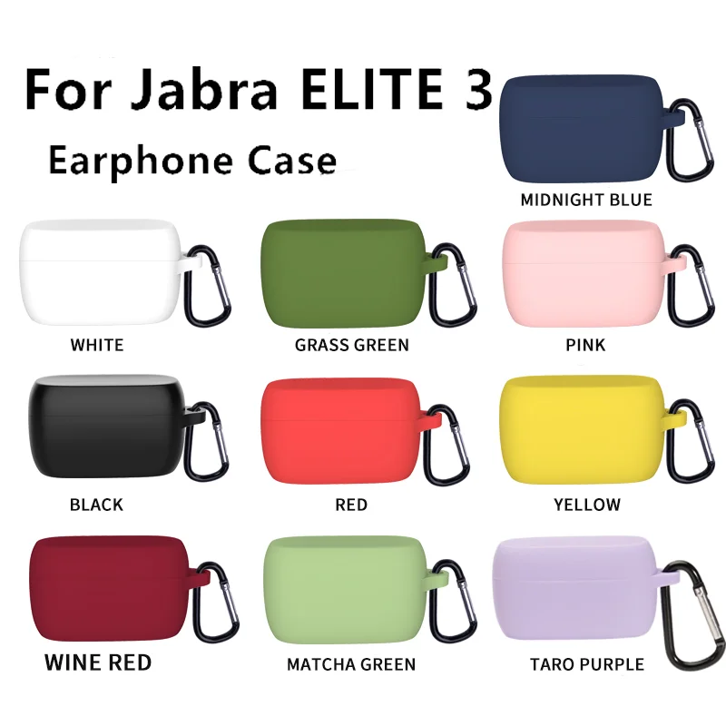 1PCForJabraELITE3CaseSkinShellSiliconeProtectiveCoverFor
