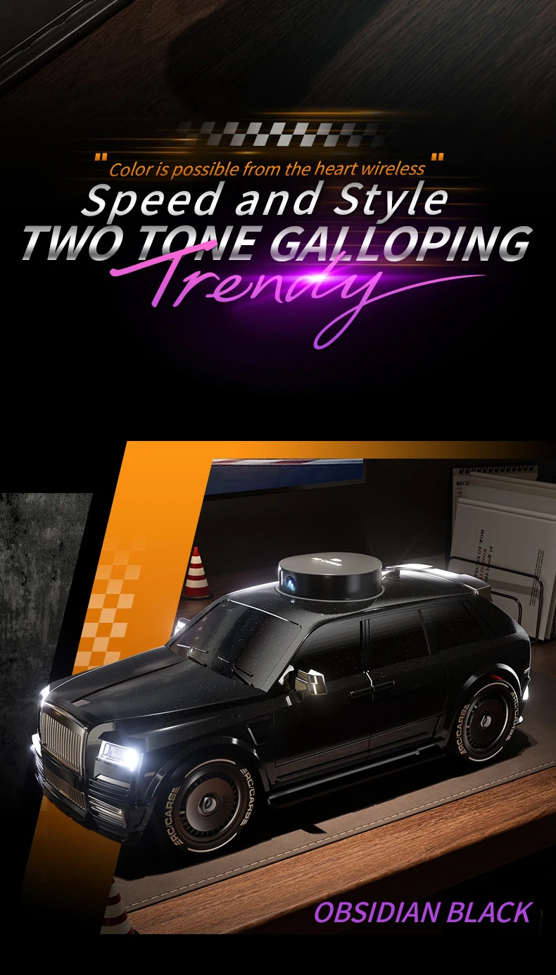 Auto radiocomandata con telecamera 4k e led per bambini_voghion.com