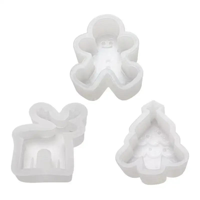 

DIY Soap Molds Christmas Themed Silicone Material DIY Hand-Making Tool Silicone Craft Mould Silicone Material for Candle