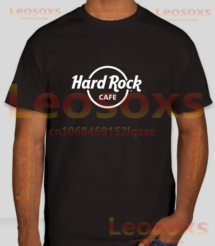 [Tew]2024 Estate Casual Stampato Hard Rock Cafe Leosoxs T-Shirt Puro Cotone Traspirante Manica Corta Da Donna