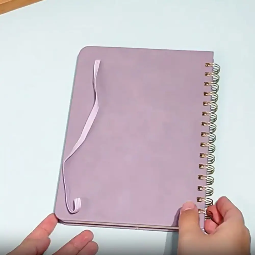 Agenda mensile settimanale 2026 con copertina in pelle PU - immagine 5