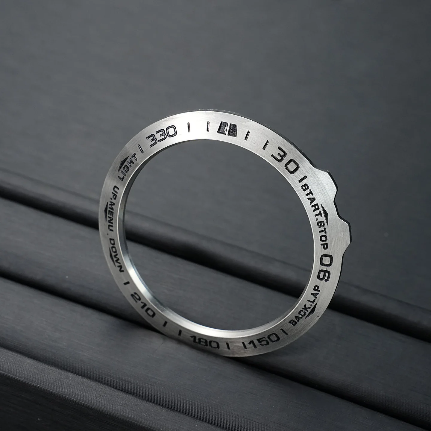 Enhanced Stainless Steel Bezel with Engraved Scale