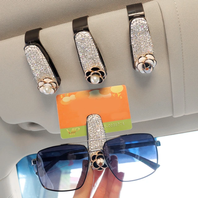 Car Sunglass Holder Car Glasses Holders Universal Car Sunglasses Holder Glasses  Holders For Car Sun Visor Sunglasses Eyeglasses - AliExpress