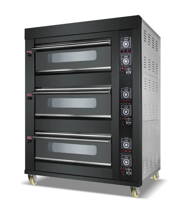 

Commercial Oven Bakery Electric Three Two deck Electric Gas Pizza Bakery Baking Oven