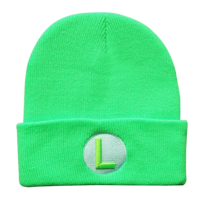 Winter Super Mario Bros Knitting Beanies Hat for Kids Game Anime