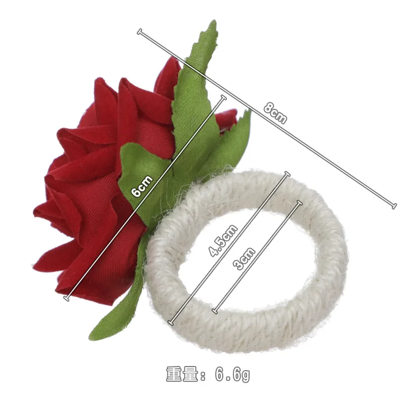 Jute Napkin Ring for Hotel and Home Dining