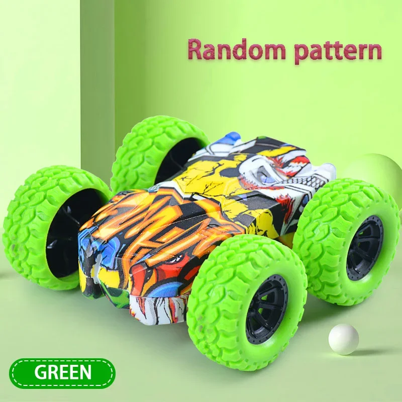 Children's Double-Sided Inertial Safety Toy Car - Anti-Collision & Anti-Fall Off-Road Adventure Vehicle