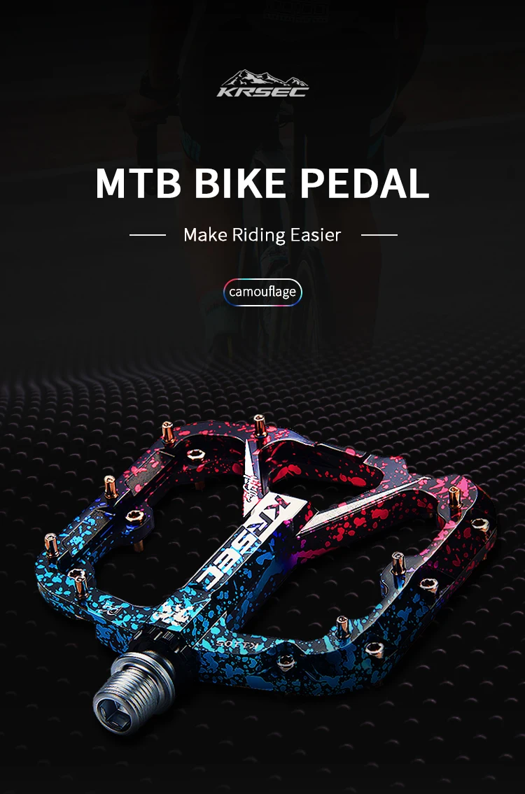 Description Picture 2 of itemKRSEC Bicycle Pedal Aluminum alloy Ultralight Seal 3 Bearing MTB Bicycle Pedals Accessories Mountain Road Bike Bearing Pedal