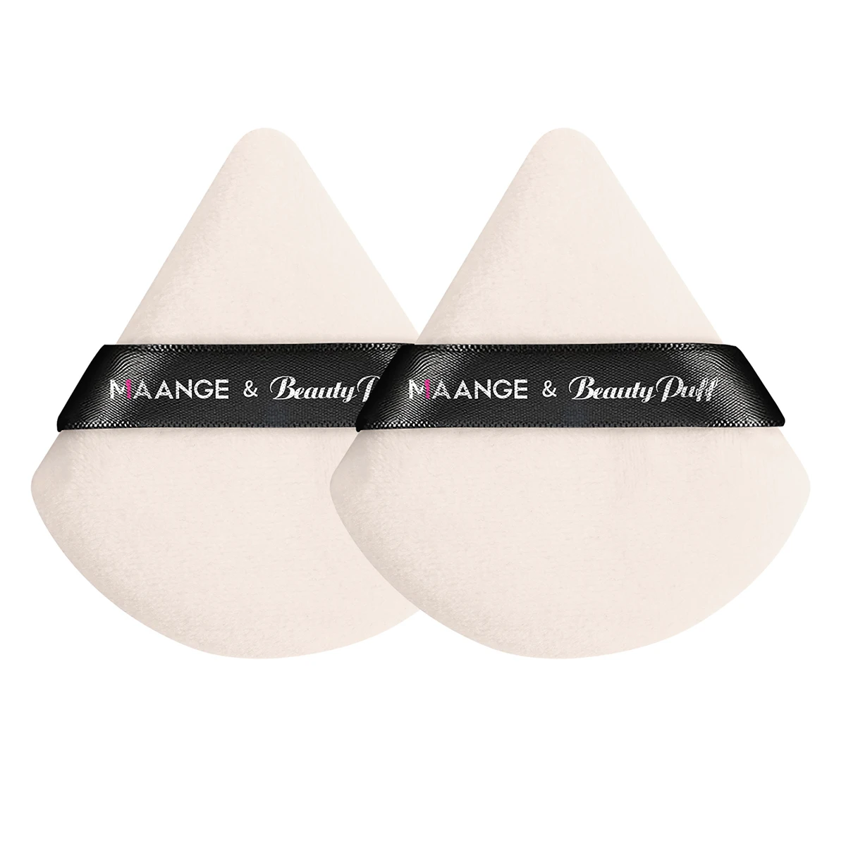 Makeup Brush Set Maange 3Pcs Makeup Brushes 2Pcs Triangle Powder Puff Set Concealer Eye Shadow Makeup Brush Blending Cosmetic Beauty Tools