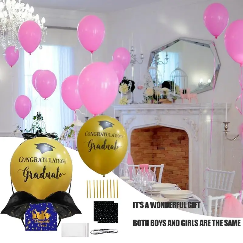 

Забавные воздушные шары в форме денег, держатель для денег, товары для выпускного, реквизит для старшей школы, колледжа, класса