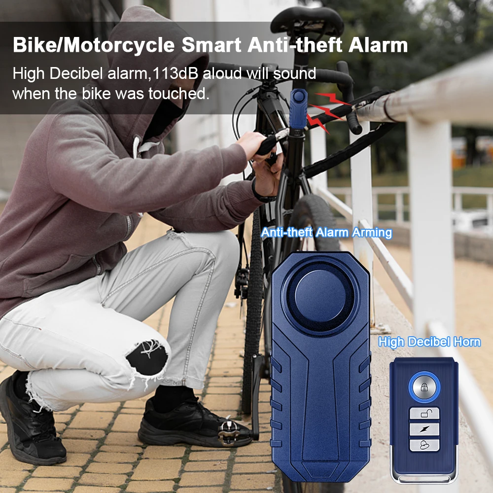 Wsdcam Waterproof Wireless Motorcycle Alarm System