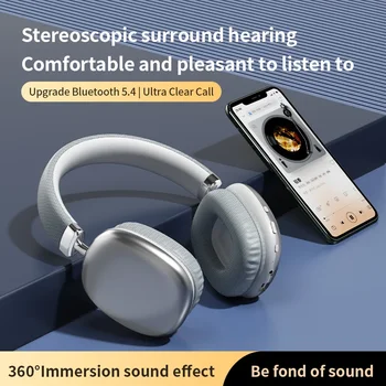 2025 NEW Air Max Bluetooth Earphone Over ear Wireless Headset stereo surround gaming Headphone For Apple Iphone Xiaomi Phone 2