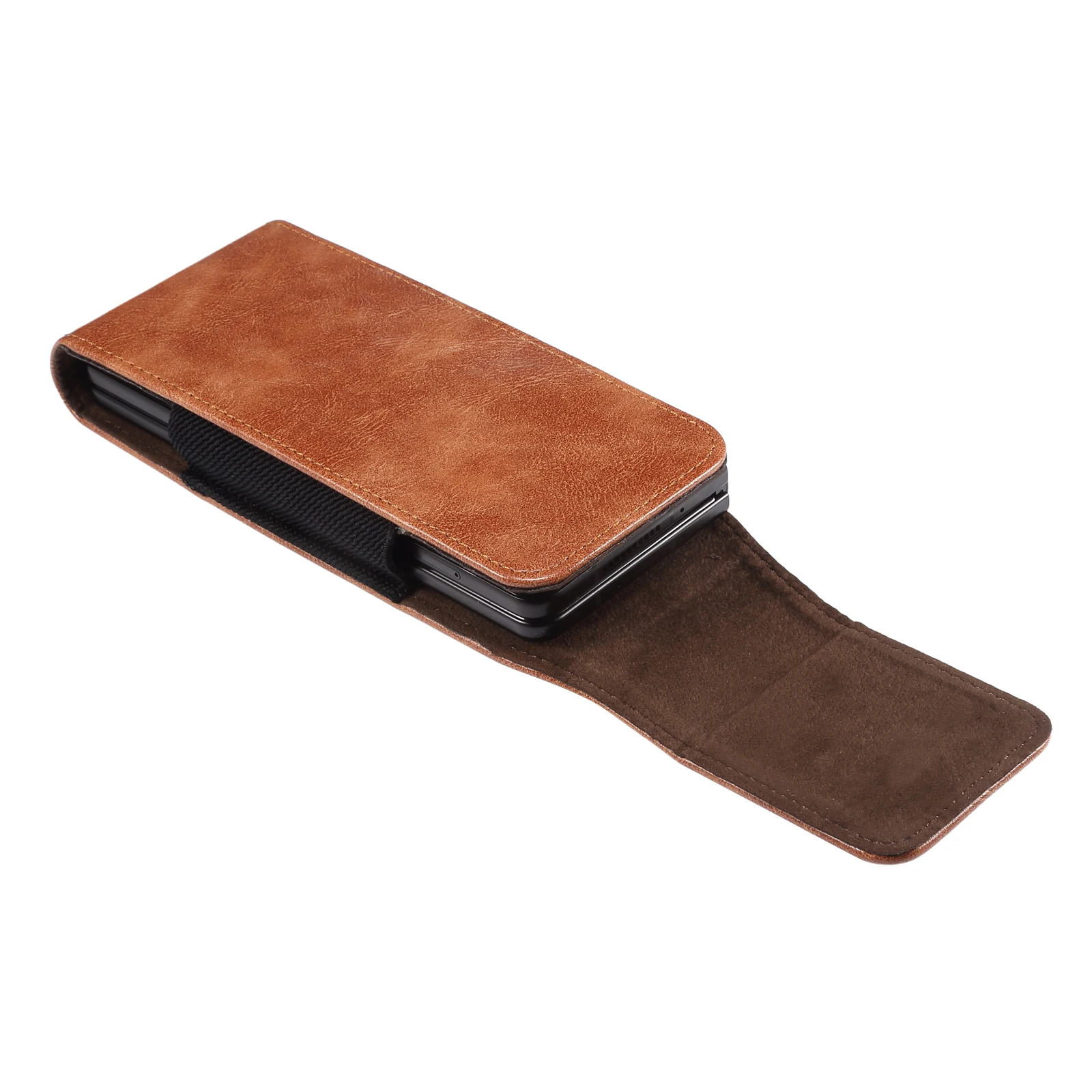 Elegant Leather Belt Clip Case - Premium Waist Bag & Holster Pouch