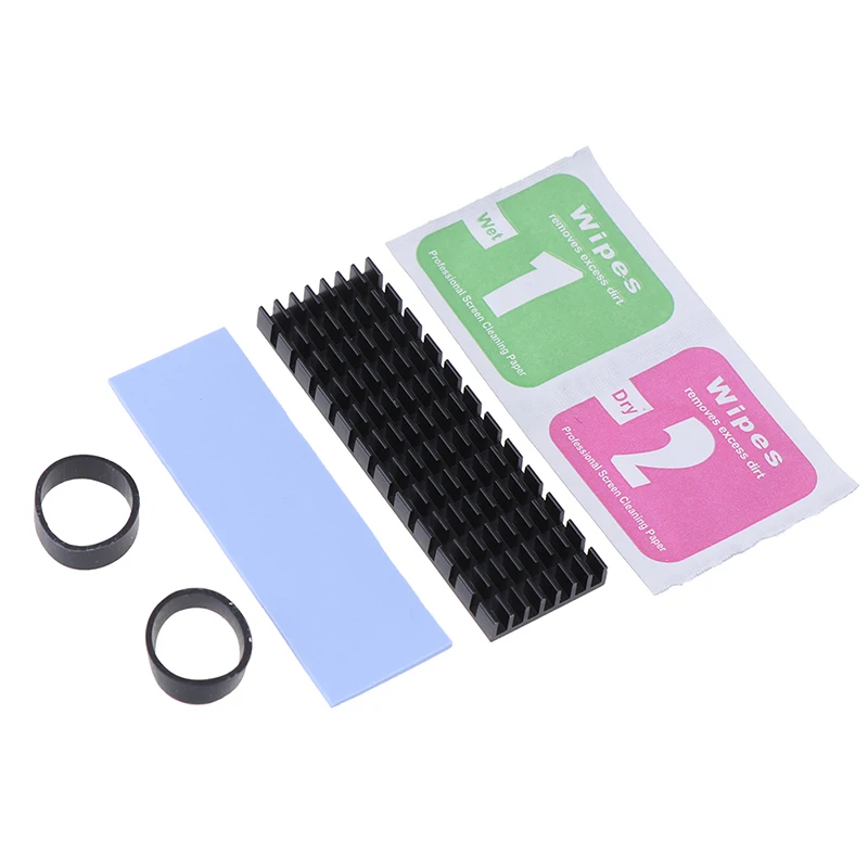 Dissipatore In Rame Puro Per SSD M.2 NGFF 2280 Con Adesivo Termoconduttivo – Spessori 2/3/4 Mm