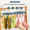 Plastic Socks Hanger, Underwear Durable Clothes Drying Rack, Clothes Rack For Baby, Household Storage 6