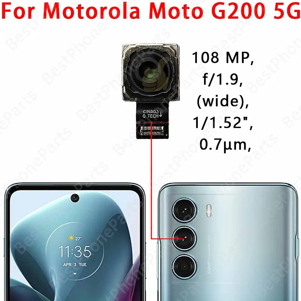 Enhanced Smartphone Camera Module Flex Cable - Front and Back Selfie/Main Lens Replacement Parts