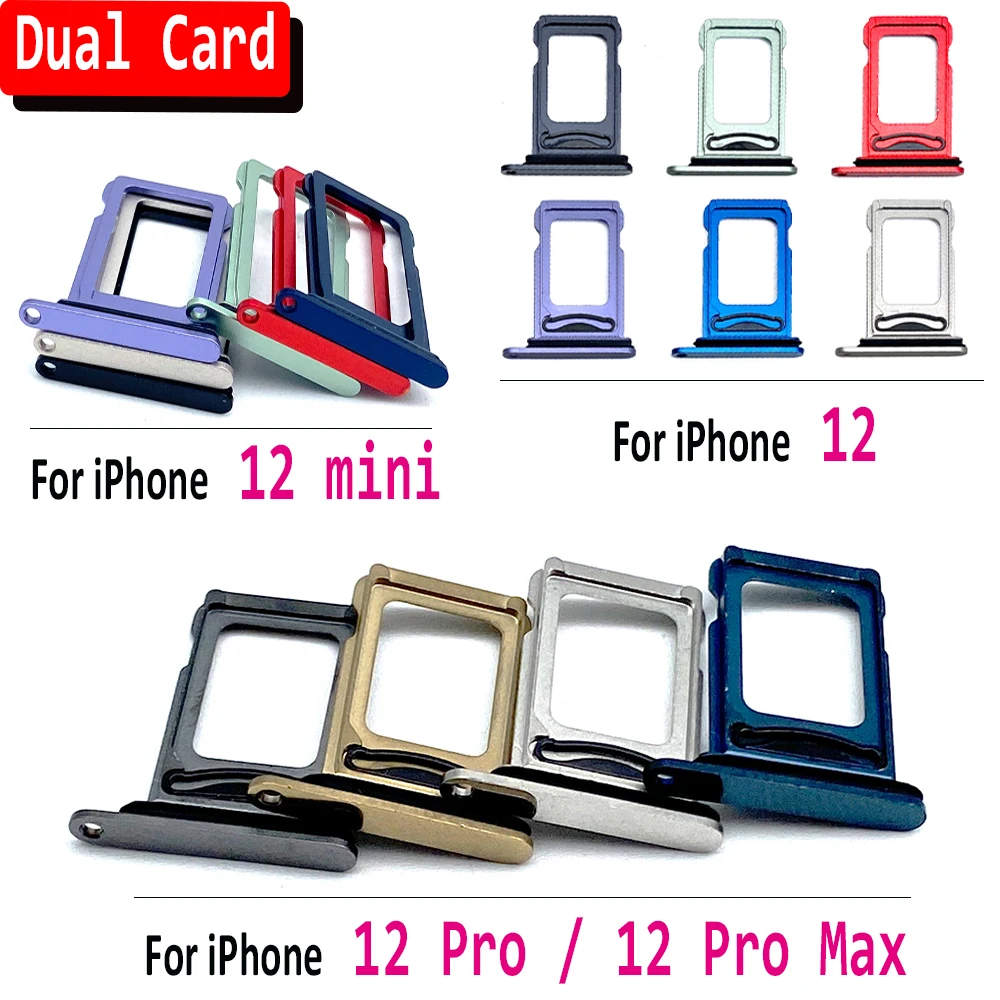 Slot Cartão SIM IPhone 12 - Substituição Com Anel Impermeável - Kit Reparo Completo