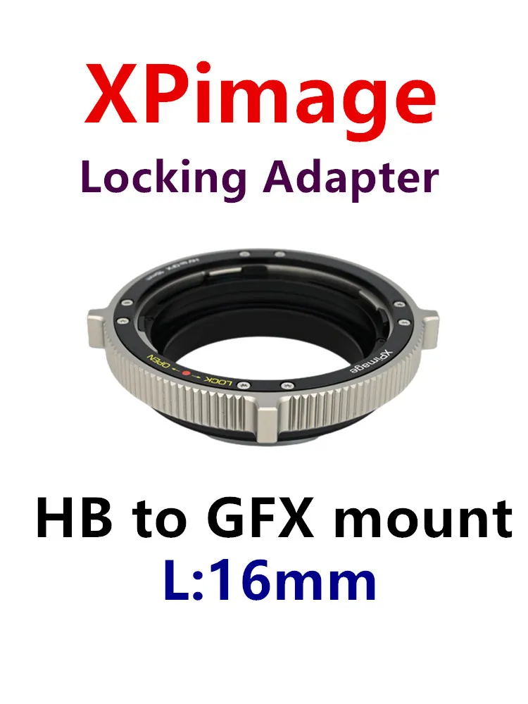 Hasselblad V Lens To Fuji Gfx Camera Adapter Ring L:16Mm A Hasselbladcf Lens A Fuji Gfx 50S2 100S 50S 50R. Per Xpimage Adattatore