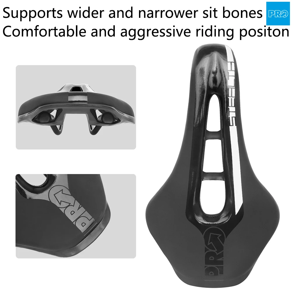 

Седло для шоссейного велосипеда PRO Stealth, ажурное дышащее кожаное седло для горного велосипеда, оригинальная велосипедная подушка