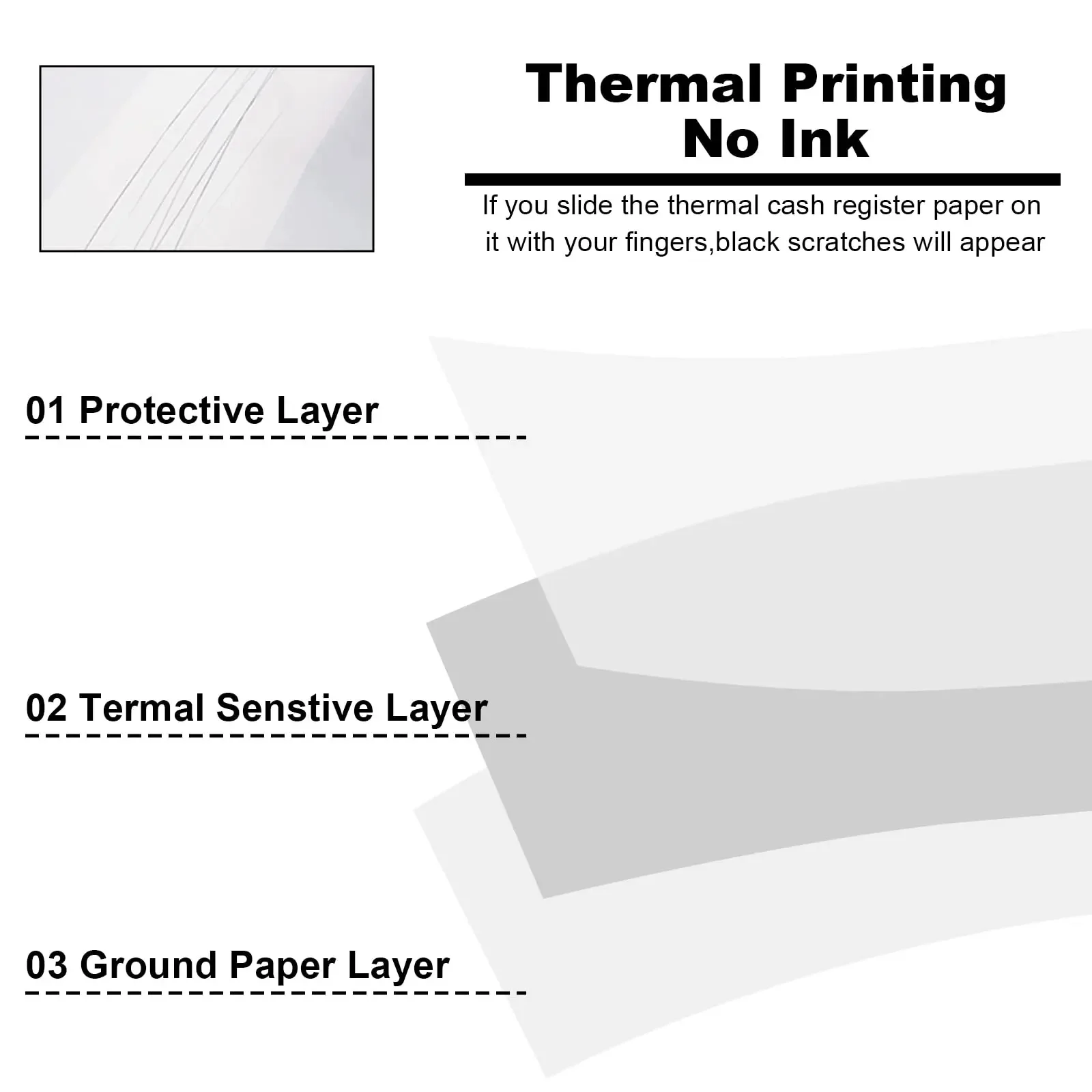 10PCS 57x40mm Cash Registers Paper Thermal Credit Card Papers For POS Printers For Supermarket Restaurant Mall Receipt Printing