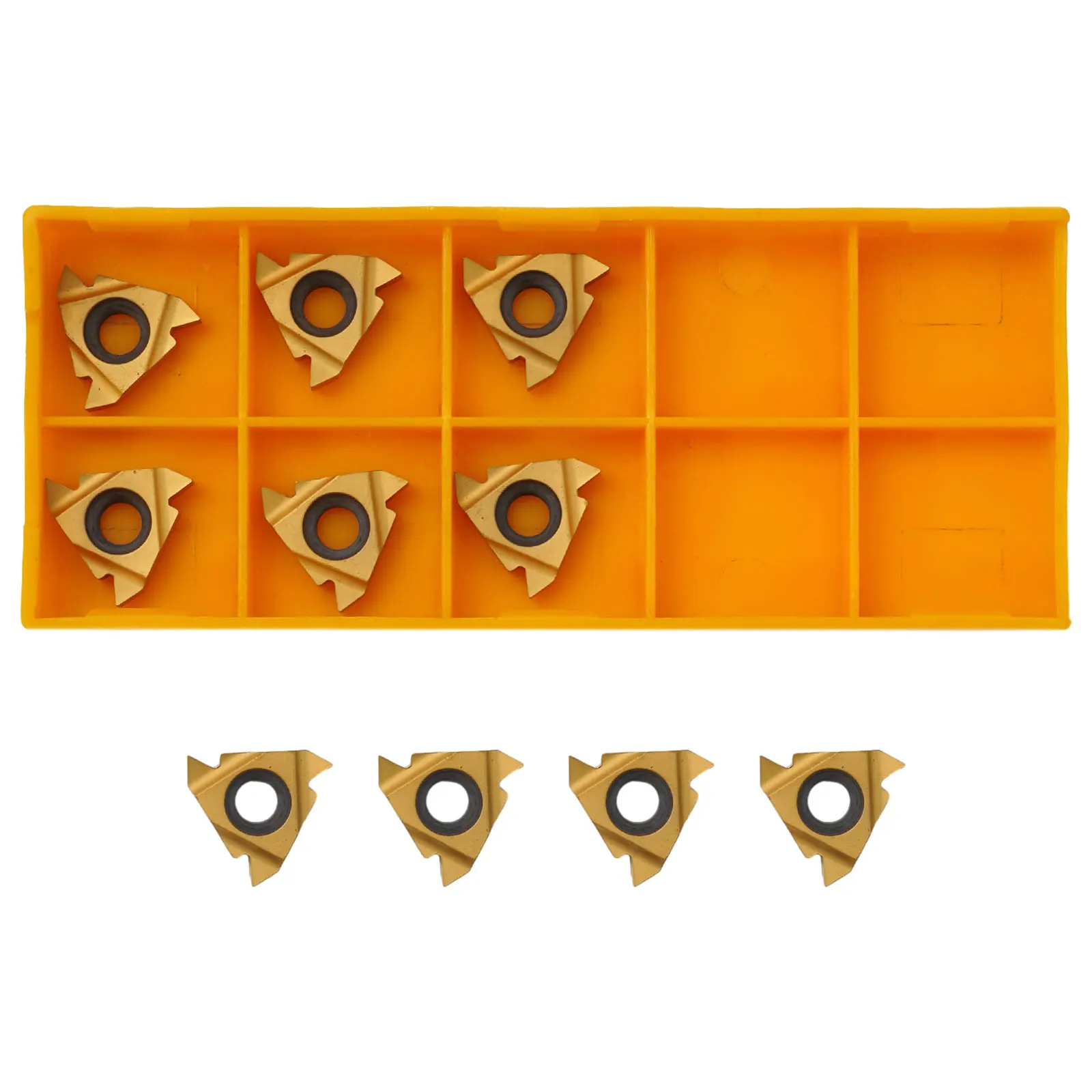 

Carbide Insert Support Blade 10pcs 16ER AG55 Durable External Thread Indexable Inserts External Thread Turning