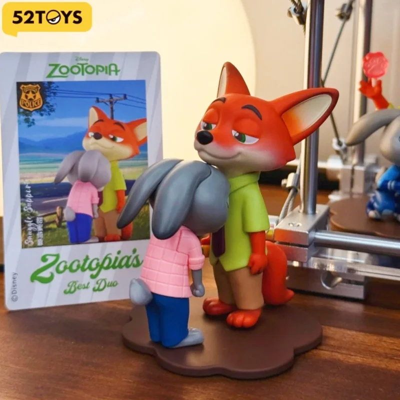 52Toys Disney Zootopia Best Duo Series Blind Box Kawaii Judy Nick