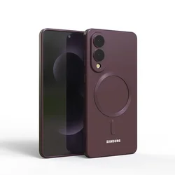 Luxury Soft Silicone Case with Camera Lens Protection for Note10Plus (Burgundy)