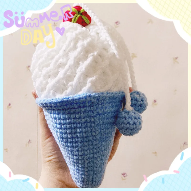 Women's shoulder bag, handmade woven underarm bag, puff flower patchwork combination mobile phone bag, exquisite and fashionable