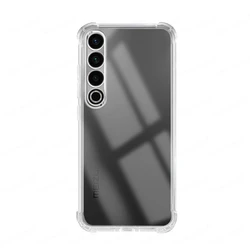 Shockproof Airbag Full Protection TPU Soft Case - Premium Protective Cover for Meizu 21 (Transparent)