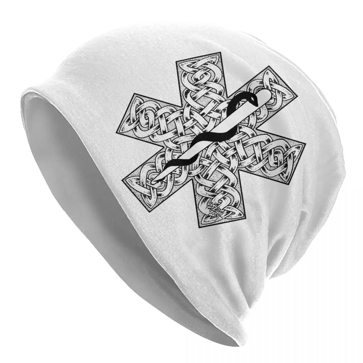 

EMT Paramedic Star Of Life Cap Goth Adult Outdoor Skullies Beanies Hat Summer Warm Dual-use Bonnet Knitting Hats