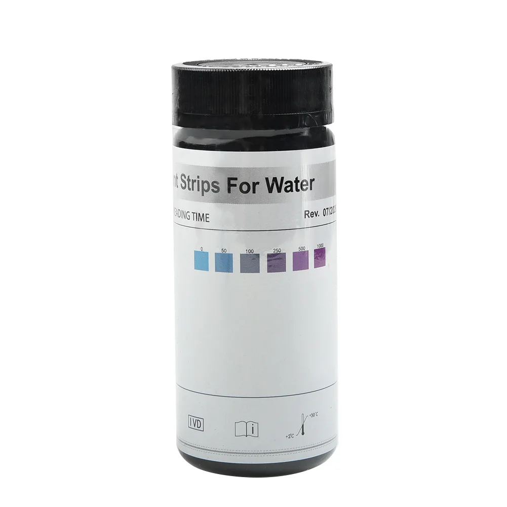 Water Quality Test Kit 100PCS Water Total Hardness Test Strips Quick Easy Testing 0-425 PPM New Water Quality Test Strip For Testing Hardness PH