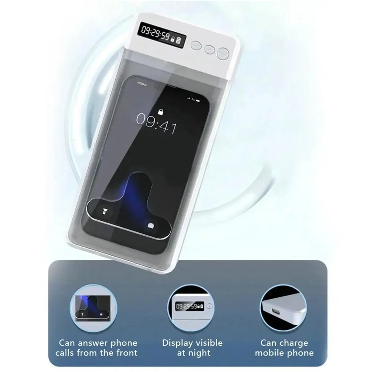 Hot sale Self-Discipline Phone Timer Lock Box for Android Phone Case Self-Control Timer Locker for Students Adults Black