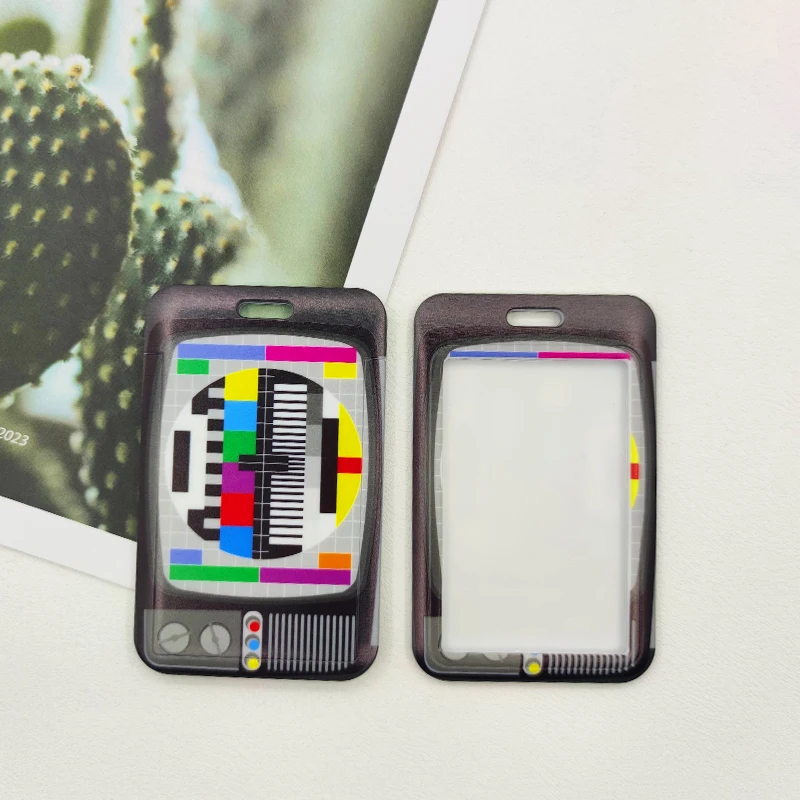 TV Camara Pattern Lanyard Card Holder Neck Strap Key ID Card Straps Badge Holder DIY Hanging Rope Accessories