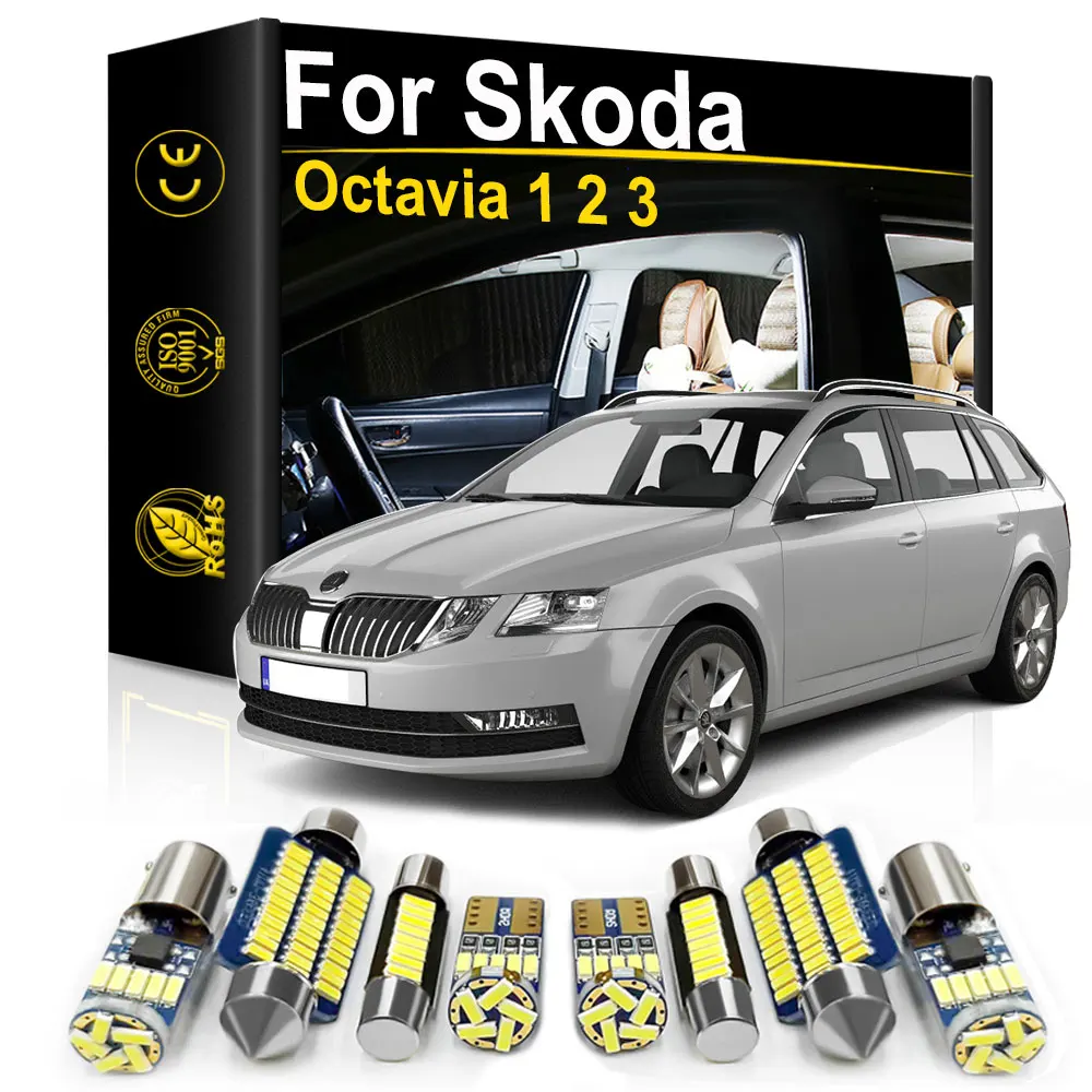 For Skoda Octavia 1 2 3 A4 A5 RS MK1 MK2 MK3 1U 1U2 1Z 1Z3 5E3 5E5 Accessories Car Interior LED Lights - AliExpress