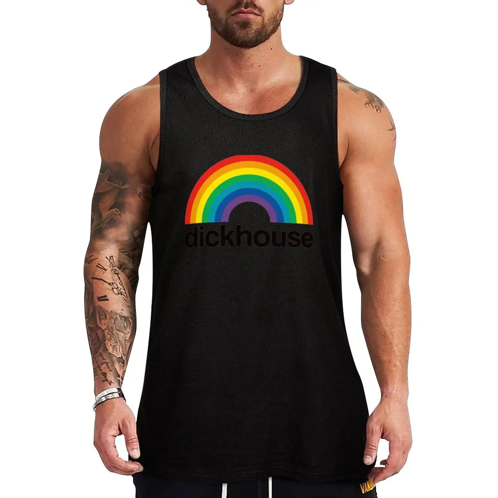 

New Dickhouse Tank Top gym clothing Fitness men clothing