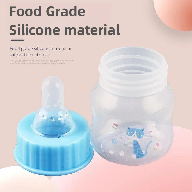 Milk Bottle Feeding Bottle 50ML Mini Portable BPA Free Newborn Feeder Fruit Juice Milk Bottles