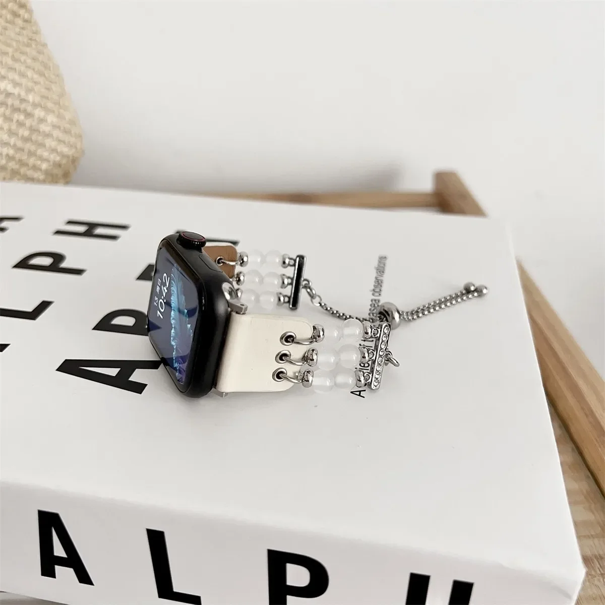 Kellarihm iWatchi jaoks 42/44/45/46/49mm 38/40/41mm metallist moodne kellarihm kellaseeria Ultra2 jaoks 10/9/8/7/6/5/4/3/2/1_voghion.com