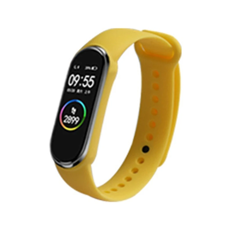 Fit for Mi Band 6 5 for Smart Watch Silicone Strap Drop-proof Sweatproof Wristba 3