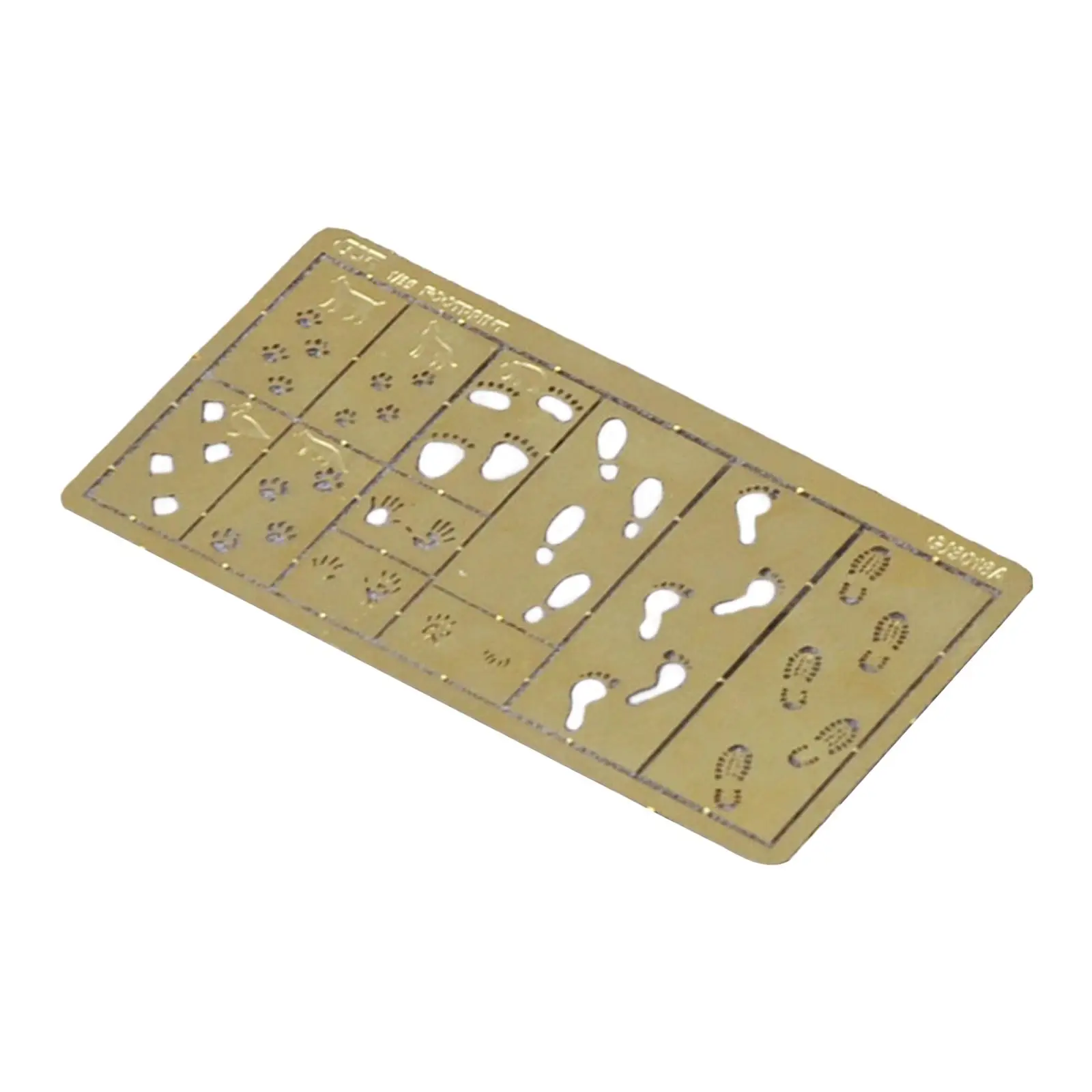 Model Painting Template Cover Paint Stencils Stenciling Plate Etching Sheet for