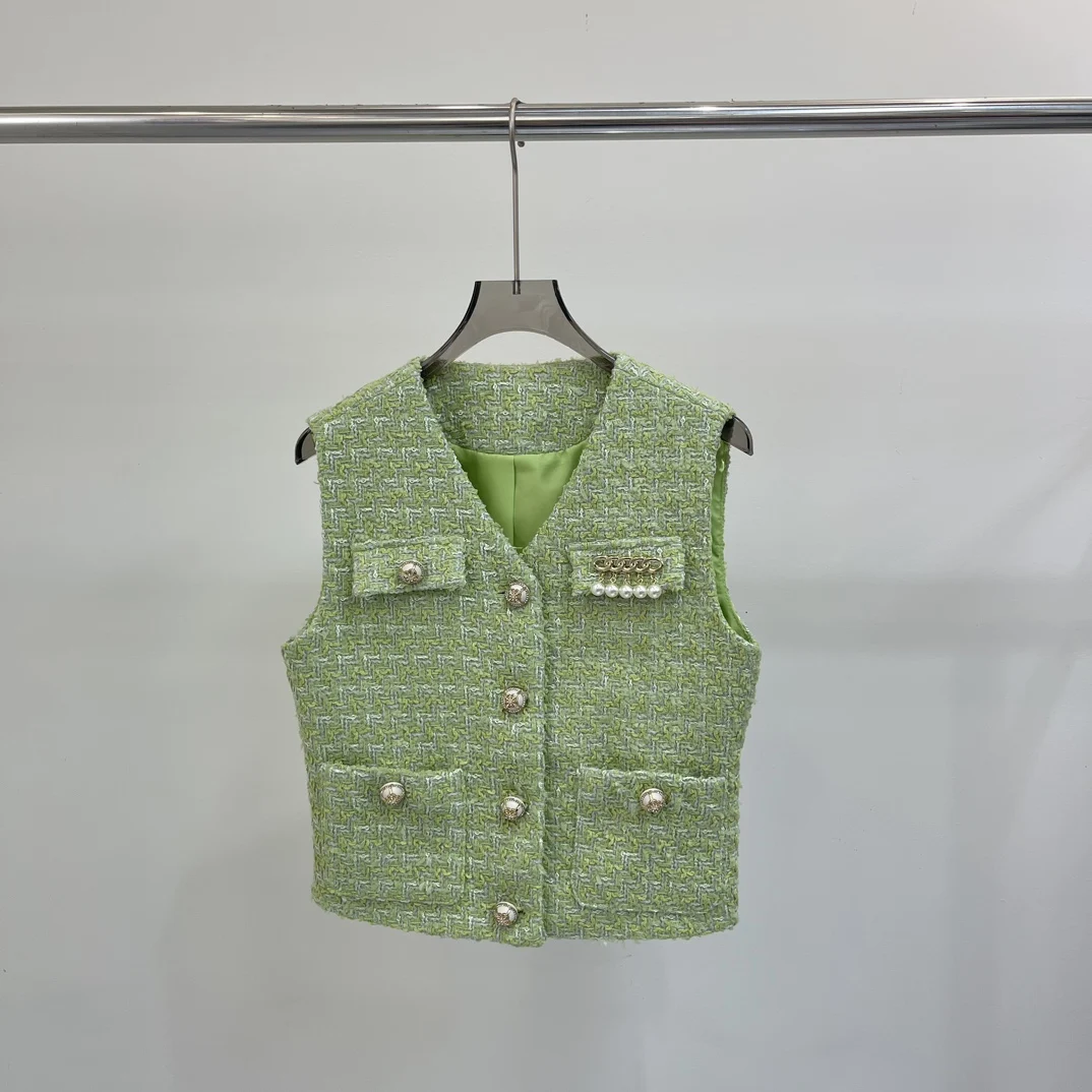 

2023 Autumn/Winter Fashion New Women's Clothing Woolen Vest 0912