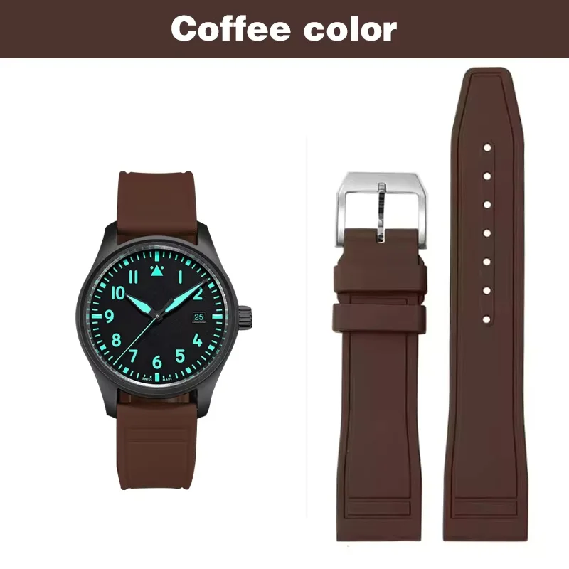 Premium Quick Release Rubber Watch Strap - Sport Bracelet Accessories Wristband - 20mm, 21mm, 22mm