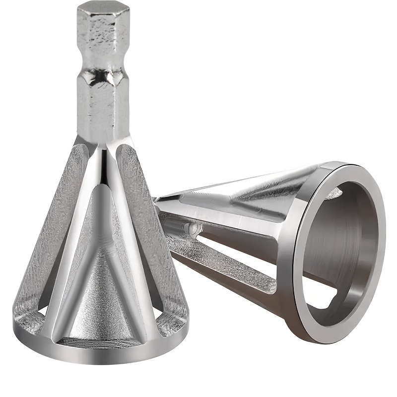 1pc Chamfering Tool, Chuck Drill Tool, Metal Deburring External Chamfering Tool, Grinding Angle Trimming, Suitable For Various C