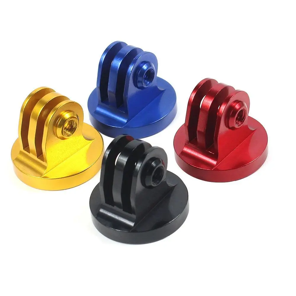 Aluminium Alloy Tripod Mount Adapter Base 1/4 Thread Adapter CNC 1Pcs for GoPro For Hero 10 9 8 7 6 5 4 Action Camera Accessory
