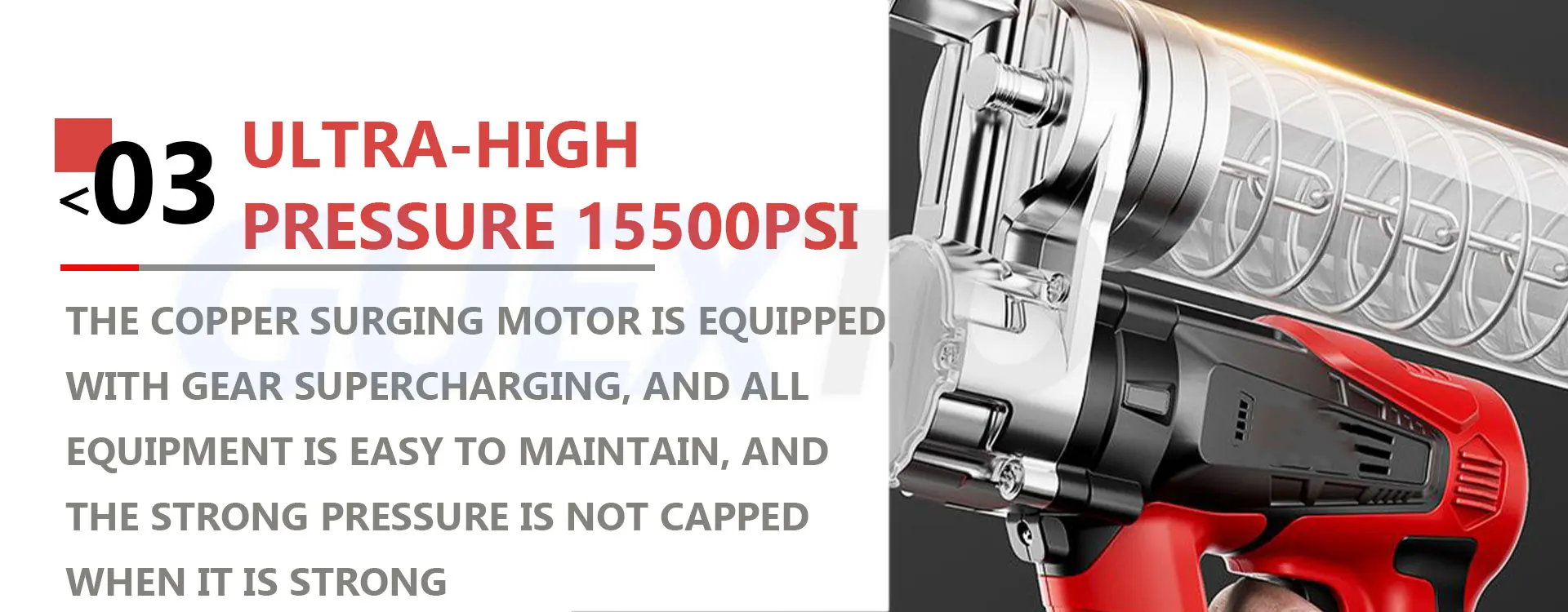 Brushless Electric Grease Gun High-Pressure Excavator Wireless Fully Automatic R